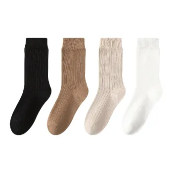 AUGUST Mid-Calf Socks Women's 4 Pack