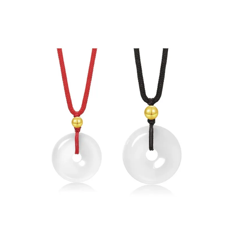 LOVING Chalcedony Necklaces Unisex-16