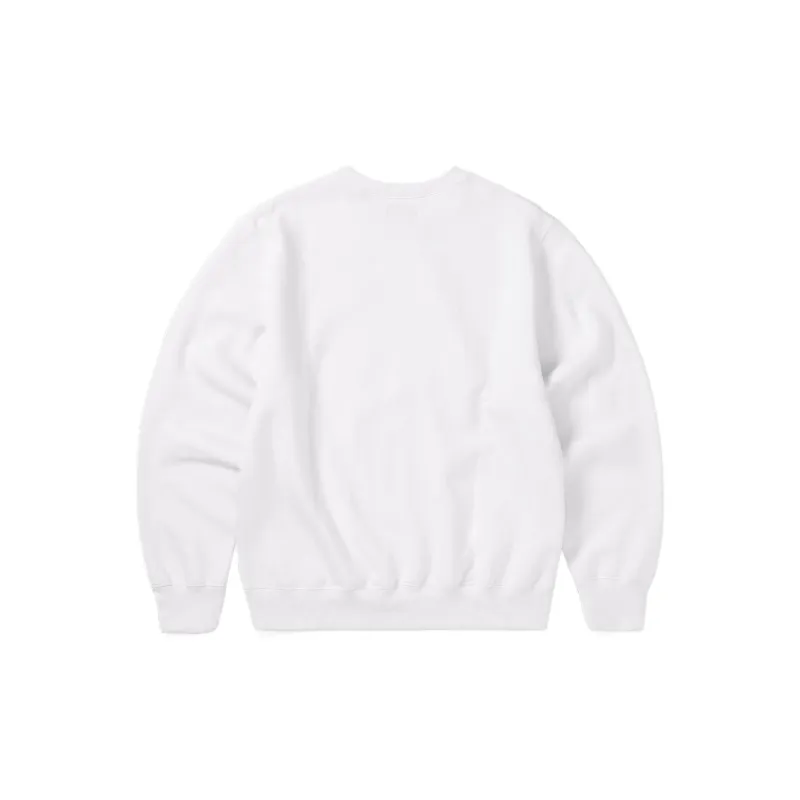 Thisisneverthat Long Field Collaboration Sweatshirts Unisex White-1