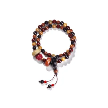 Far Mountain Joe Reconstructed Cinnabar Jade Bracelets Unisex