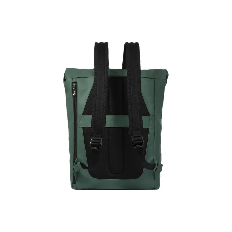 LANCEL Polyurethane Backpack Men's Dark Jadeite-2