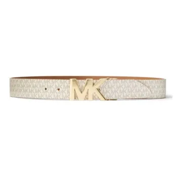 MICHAEL KORS Reversible Logo And Leather Waist Belt