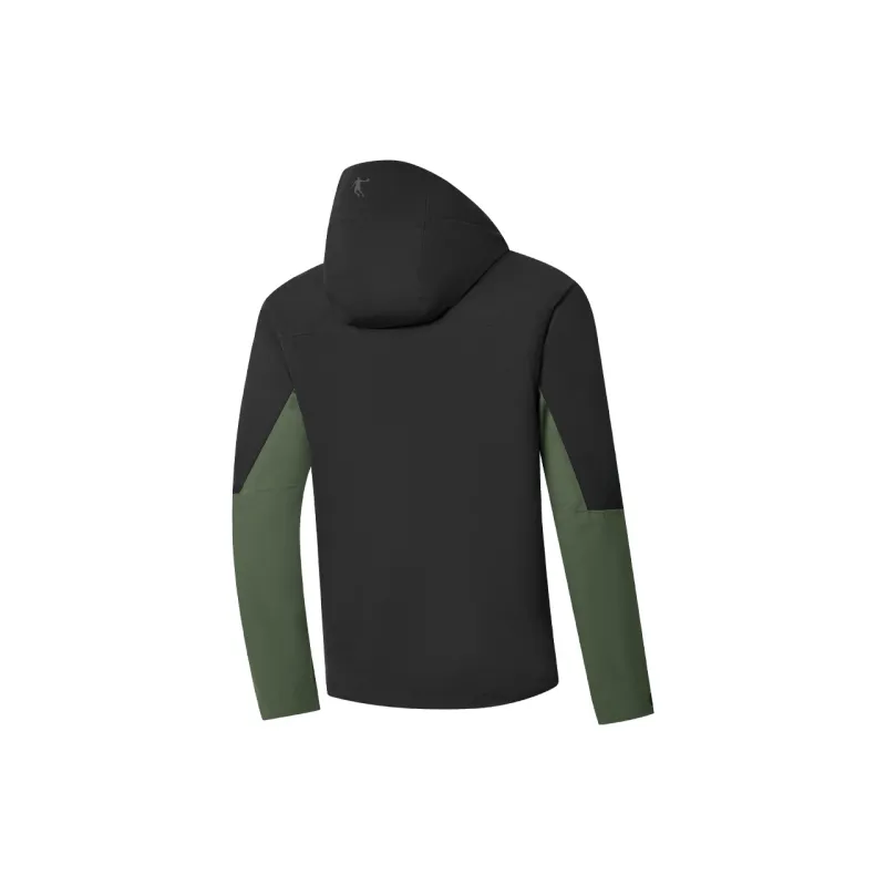 QIAODAN Mountain God Series Windbreaker Jackets Men Chalcedony Green-3