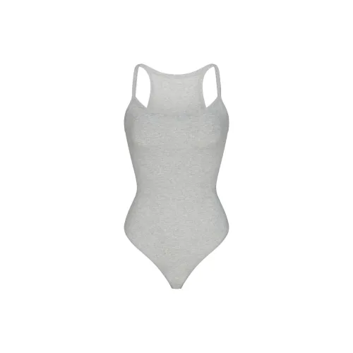 Skims Bodysuits Women's Light Heather Grey/Ash Stone Gray