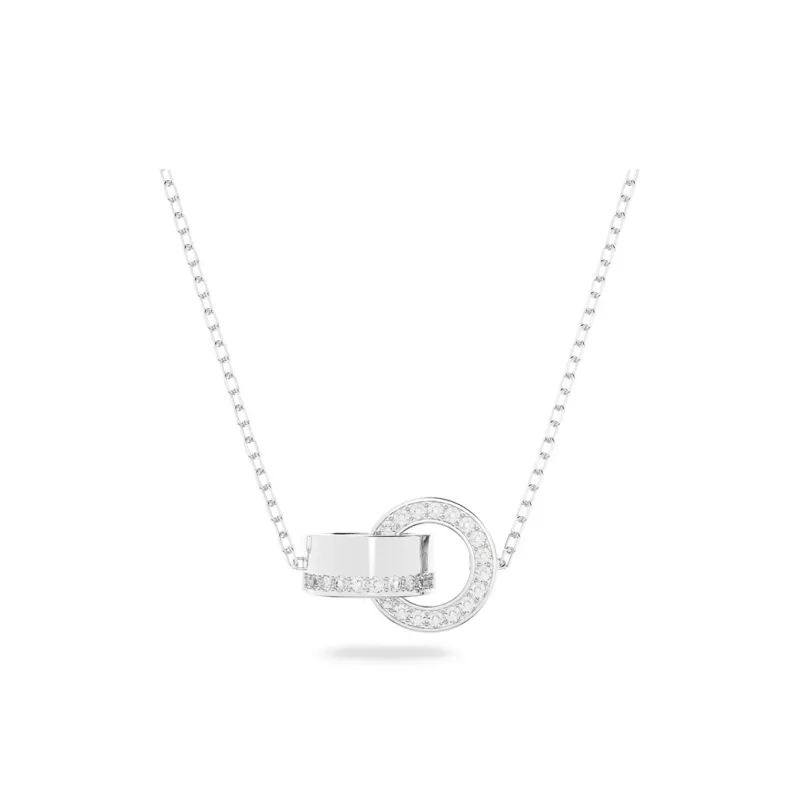 Swarovski Element Necklaces Women's Silver-0