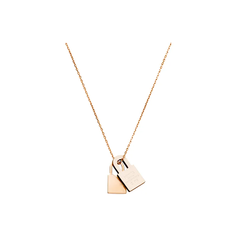 HERMES O'Kelly Brass Necklaces Women's-1
