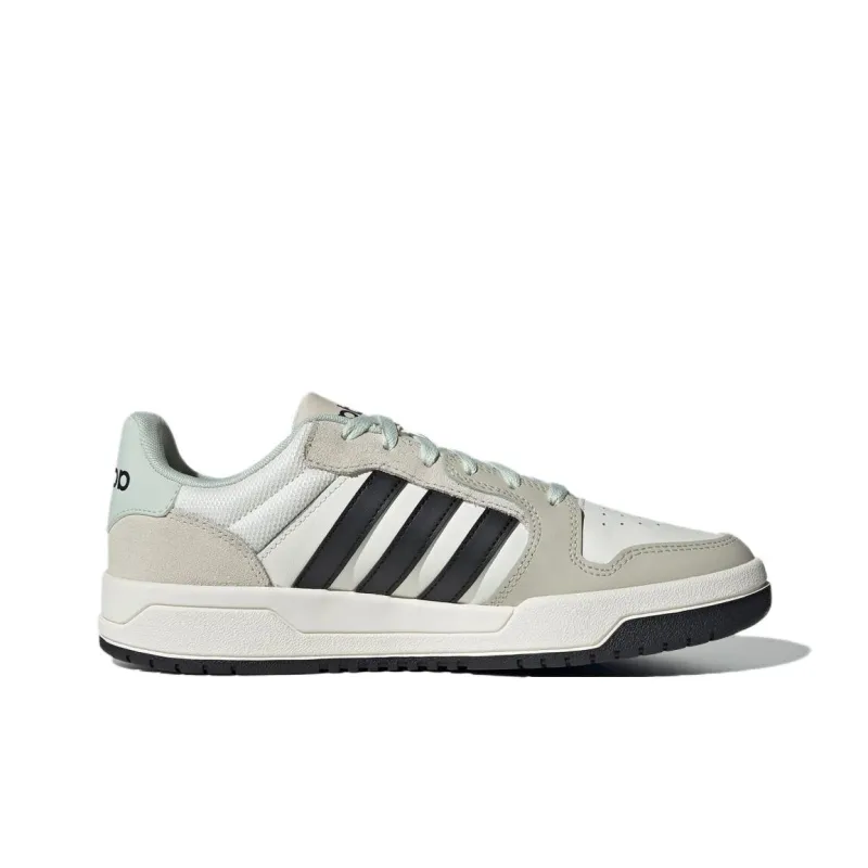 Adidas Neo Entrap Slip Resistant Low Top Skateboard Shoes Unisex White Black Brown-1