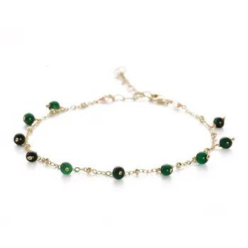 NAME.S Karat Gold Plated Anklets Women's