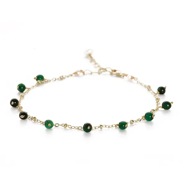 NAME.S Karat Gold Plated Anklets Women's-0