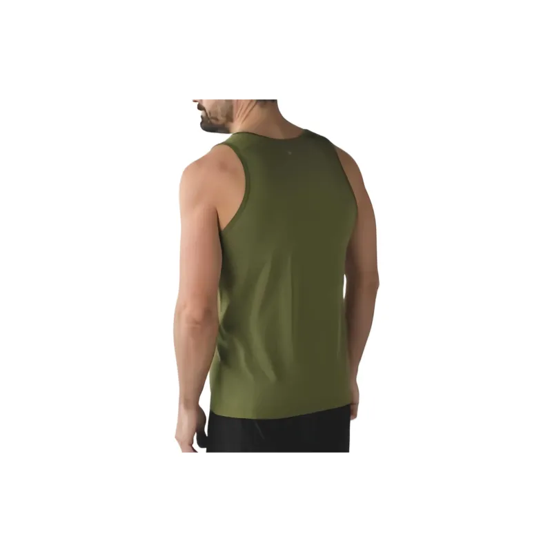 Lululemon Metal Vent Tech Tank Tops Men's Army Green-1