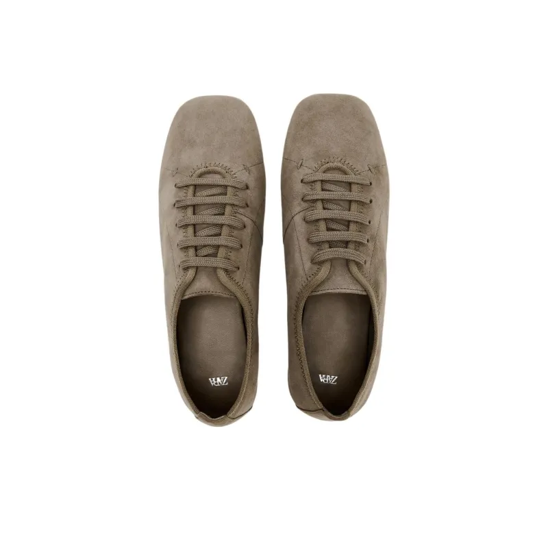 ZARA Casual Single Shoes Women's Gray-5