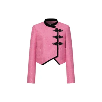 Three Quarters Cropped Coats Women's