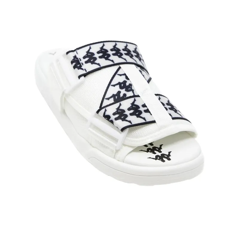 Kappa BANDA Slip Resistant Slide Slippers Unisex White-2