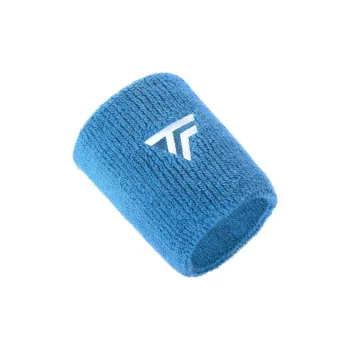 TECNIFIBRE Running Tennis Wristbands Protective Blue 90% Cotton 6% Elasticity 4% Nylon Men's