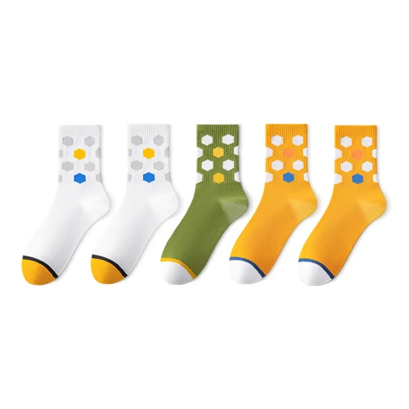 SALOATO Mid Calf Socks Men's 5 Pack-5