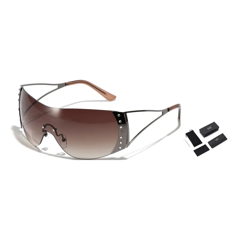 KENMO Irregular Shape Sunglasses Unisex-4