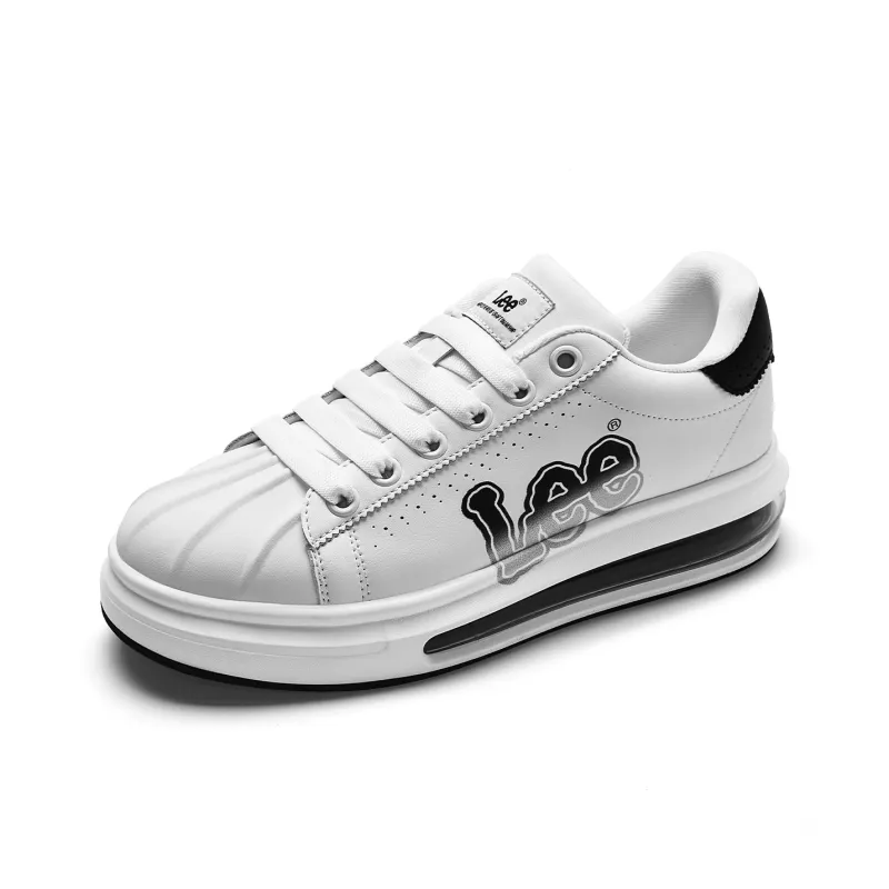 Lee Trendy Versatile Comfortable Air Cushion Height Increasing Low-Top Skateboard Shoes Men's-1