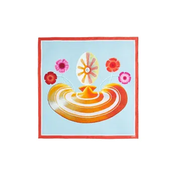 LOEWE Silk Scarves Women's Multicolor