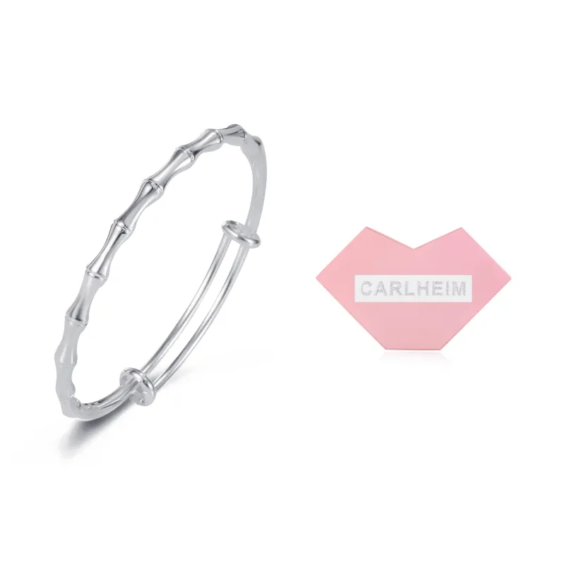 CARLHEIM S999 Silver Bangles Women's-2