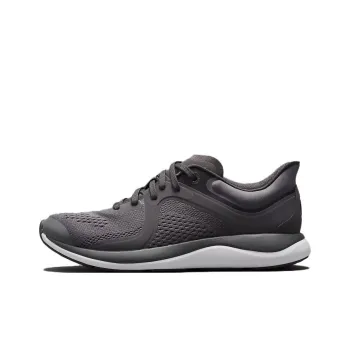 Lululemon Chargefeel Anti-Slip Wear-Resistant Low-Top Casual Running Shoes Unisex Gray Black