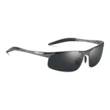 Gunmetal Frame with Black Gray Lens