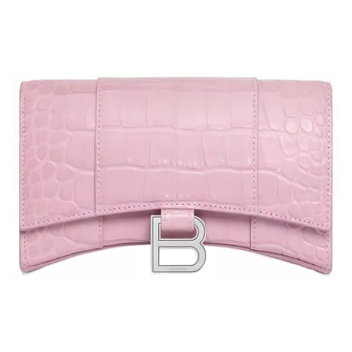 Balenciaga Calfskin Shoulder Bag Women's Pink