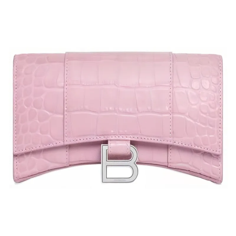 Balenciaga Calfskin Shoulder Bag Women's Pink-0