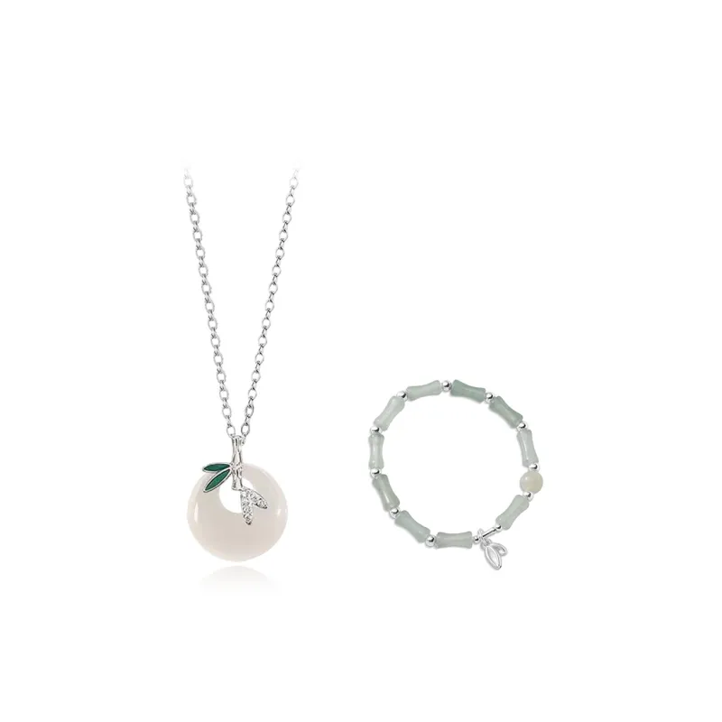 Inkopper Colored Glaze Necklaces Women's-8