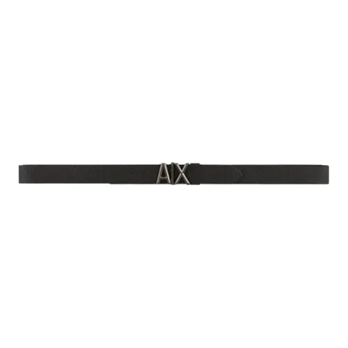 ARMANI EXCHANGE Leather Belts Men Black