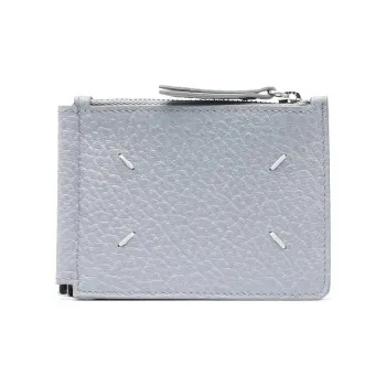 Maison Margiela Calfskin Wallet Men's Light Blue