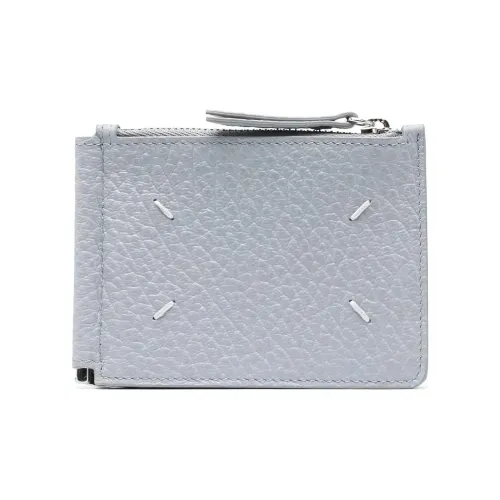 Maison Margiela Calfskin Wallet Men's Light Blue