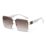 White Leg with Gradient Tea Brown Lens