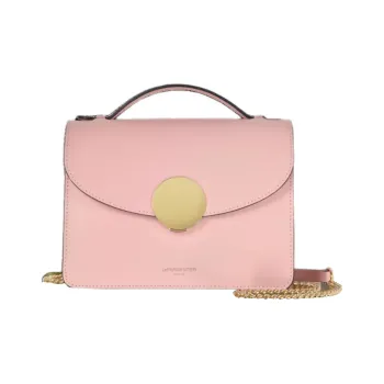 Le Parmentier Calfskin Portable Crossbody Bag, Shoulder Bag Women's Candy Pink