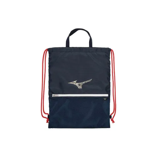 Mizuno Storage Bags Marine Blue With Red Accents