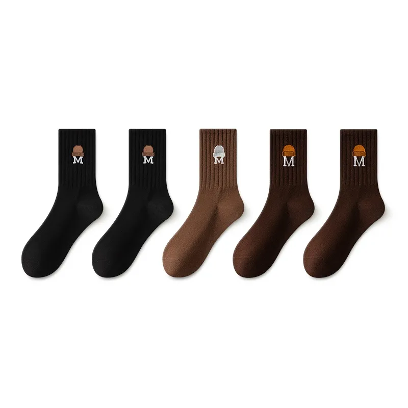 SALOATO Mid Calf Socks Women's 5 Pack-5