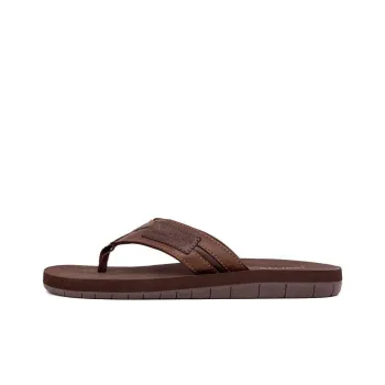 NAUTICA Abrasion-Resistant Flip Flops Men's Brown