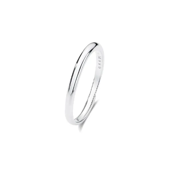 TRUE ME S999 Fine Silver Ring Women's-0