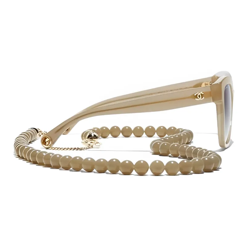 CHANEL Plate Frame Butterfly Sunglasses Women's-2
