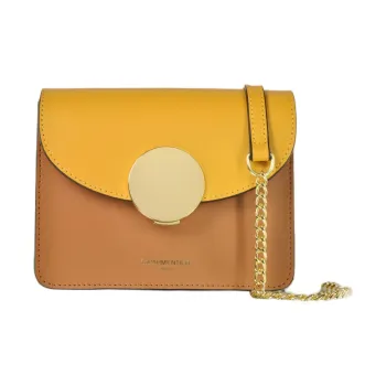 Le Parmentier Leather Crossbody Bag Shoulder Bag Mini Women's Caramel Multicolor