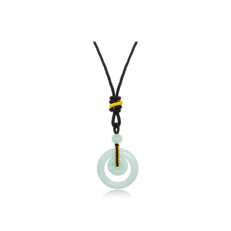 North Cain Bean Type Jadeite Necklaces Unisex-4