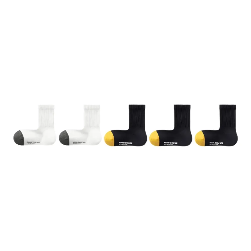B&C.Room FW23 Mid Calf Socks Men's 5 Pack-13