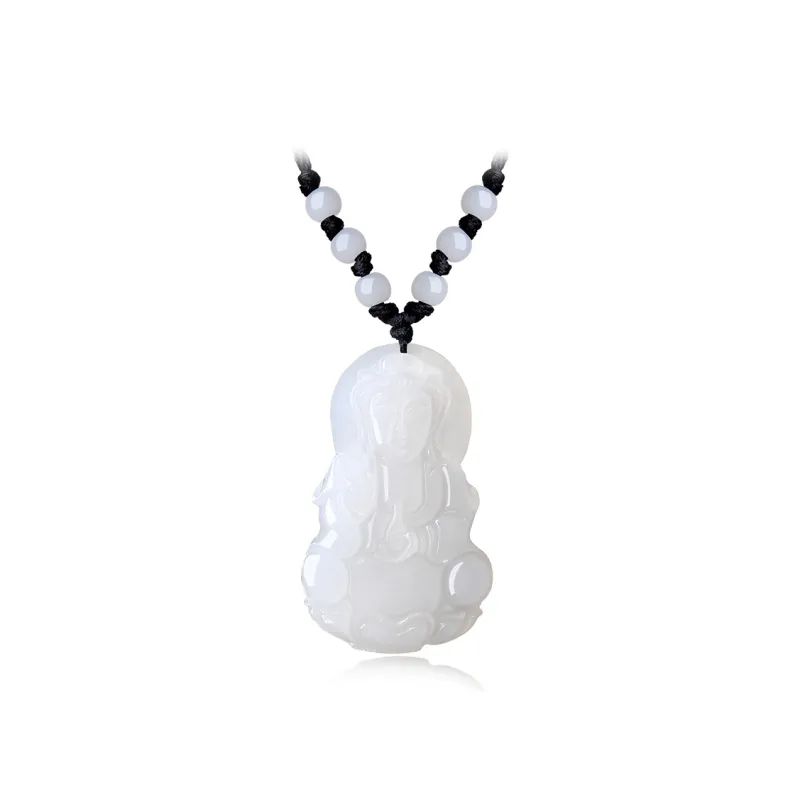 FUSSEM Chalcedony Necklaces Unisex-1