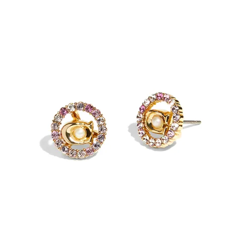 COACH Stud Earrings Women's Multicolor