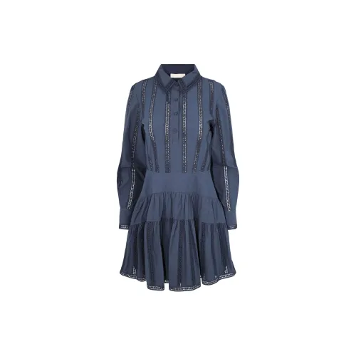 Ulla Johnson Long-Sleeved Dresses Women's Midnight Blue