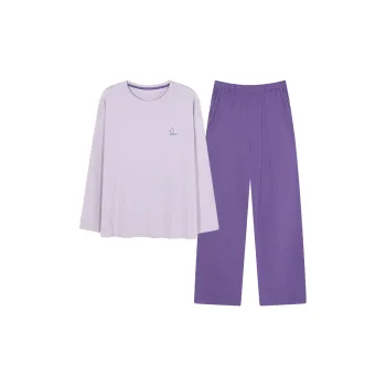 Cotton Has A Home Pajama Set Women's Shell Purple