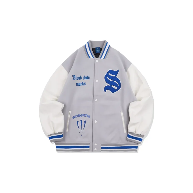 Suamoment 2023 Spring/summer Baseball Jacket Unisex-13