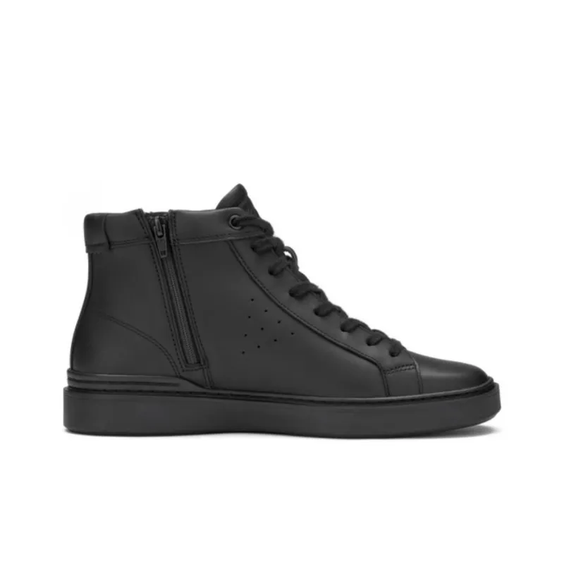 Clarks Slip Resistant Cushioning High Top Skateboard Shoes Men's Black-1