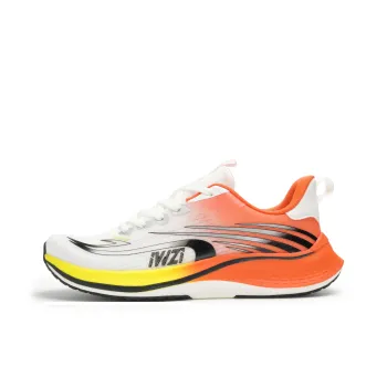 IWZI Low Top Running Shoes Unisex Crimson Orange Gale