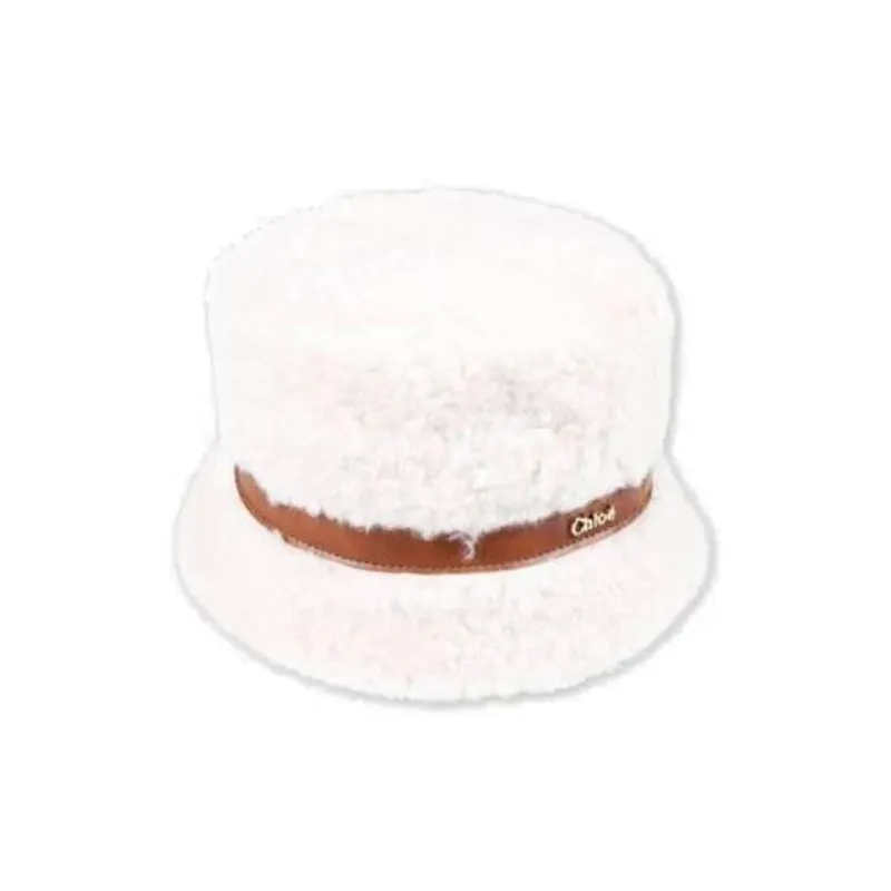 Chloé Kids Sheepskin Bucket Hat-0