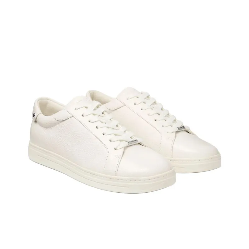 Jimmy Choo Rome Low Top Skateboard Shoes Men's White-2